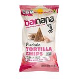 Barnana Grain-Free Plantain Tortilla Chips  Himalayan Pink Salt  4 Ounce, 1 Pack  Gluten-Free, Corn-Free, Paleo  Golden Brown, Perfect Crunchy Snack - Made With 100% Avocado Oi