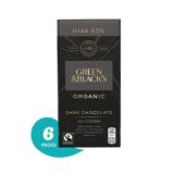 Green & Blacks Organic 85% Dark Chocolate Candy Bars, 6 Count