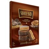 Argentina Alfajores Successo, Chocolate Coated Cookies and Filled with Argentinian Dulce de Leche, Typical Argentina Food, Argentina Candy Great for Gift, (Box of 12 Units, Milk Ch