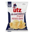 UTZ Potato Chips, No Salt Added, 2.875 Oz Bags (Pack of 4)
