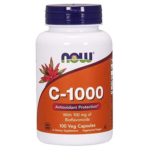  NOW Supplements, Vitamin C-1,000 with 100 mg of Bioflavonoids, Antioxidant Protection*, 100 Veg Capsules