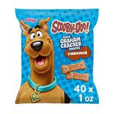 Kelloggs Crackers Kelloggs Scooby-Doo! Graham Cracker Snacks, Cinnamon, Made with Whole Grain, 40oz Case (40 Count)