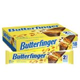 Butterfinger Peanut-Buttery Chocolate-y Candy Bars, Perfect Easter Egg Basket Stuffers, Share Pack, 3.7 Ounce (Pack of 18)
