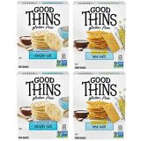 Good Thins (GOOYT) Good Thins Gluten Free Rice and Corn Crackers Variety Pack, 4 Boxes