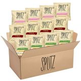 SPLITZ Split Pea Crisps (01 - Variety Pack (1.5oz) 12ct) Plant-Based, Organic, Non-GMO, Vegan, Gluten-Free, Superfoods, Healthy Snack for Kids and Adults, High Protein, High Fiber,