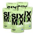 Root Foods SixMix Variety Veggie Snack, Non-GMO Vegetable Crisps with Asparagus, Green Beans, Zucchini, Okra, Bell Peppers, Broccoli, Good for Adults, Kids, Vegan, Gluten Free, Hal