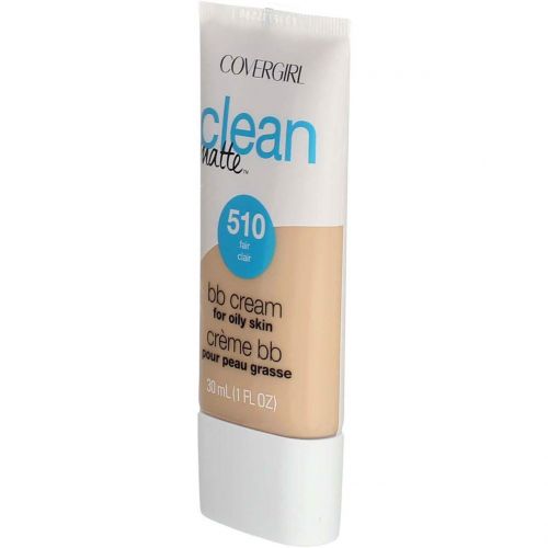  COVERGIRL Clean Matte BB Cream For Oily Skin, Light/Medium 530, (Packaging May Vary) Water-Based Oil-Free Matte Finish BB Cream, 1 Fl Oz (1 Count)