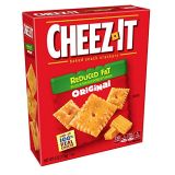 Cheez-It, Baked Snack Cheese Crackers, Reduced Fat Original, Made with 100% Real Cheese, 6oz Box(Pack of 12)