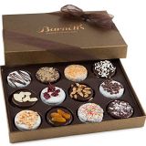 Barnetts Fine Biscotti Barnett’s Chocolate Cookies Gift Basket, Gourmet Christmas Holiday Corporate Food Gifts in Elegant Box, Thanksgiving, Halloween, Birthday or Get Well Baskets Idea for Men & Wom