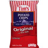 Tims Cascade Style Potato Chips, Original With Sea Salt, 7.5 Oz
