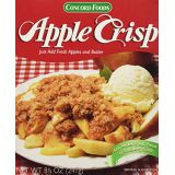 Concord Foods Apple Crisp Mix (Value Pack of 6 Boxes)