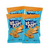 Ancient inGrained Ka-Pop! Popped Chips, Vegan Cheddar (3.25oz, Pack of 4) - Allergen Friendly, Sorghum, Gluten-Free, Paleo, Non-GMO, Whole Grain Snacks, As Seen on Shark Tank