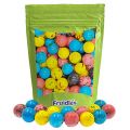 Fruidles Psychedelic Jawbreaker Blots With Gum In Center, Boulders Speckled Candy, Kosher Certified, 1 Inch (Half-Pound)