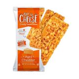 Just the Cheese Bars, Crunchy Baked Low Carb Snack Bars. 100% Natural Cheese. High Protein and Gluten Free (Aged Cheddar, 10-Pack)