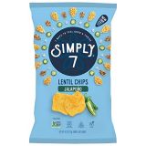 Simply 7 Lentil Chips, Jalapeno, 4 Ounce (Packaging May Vary)