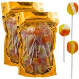 Fruidles Halloween Candy Corn Lollipop Suckers Candy, Great for Halloween Goody Bag Fillers, Kosher Certified, Individually Wrapped (50-Pack)