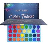 MYUANGO High Pigmented Makeup Palette Easy to Blend Color Fusion 39 Shades Metallic and Shimmers Eyeshadow Sweatproof and Waterproof Eye Shadows