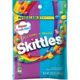 Skittles Flavor Mash-Ups Wild Berry and Tropical Candy, Resealable 7.2 ounce bag