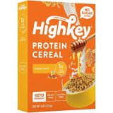 HighKey High Protein Keto Cereal - Low Carb 1g Healthy Snacks - Sugar Free Breakfast - Gluten Free Snack Food - Paleo, Diabetic, Healthy, Ketogenic Diet Friendly Grocery Cereals &