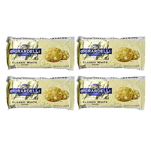  Ghirardelli Classic White Chocolate Chip, 11 oz (Pack of 4)