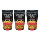Wicked Mix Premium Seaoned Flavor Crushed Red Pepper Soup and Oyster Crackers,3-Pack Of 6 Ounce Bag (Crushed Red Pepper, 3-Pack)