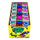 Lindas Lollies Fidget Pop - Spinner with 6 delicious lollipops flavors! Each box contains 18 16g pops