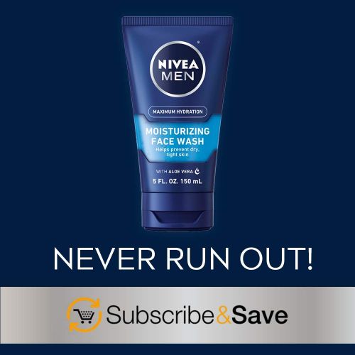  NIVEA Men Maximum Hydration Moisturizing Face Wash - Helps Prevent Dry Tight Skin - 5 fl. oz. Tube