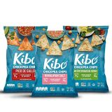 KIBO FOODS Kibo Chickpea Chips - Gluten Free and Plant-Based, Non-GMO, Kosher + Vegan. 3 Flavor Variety Pack, 1 oz. 12 pack.
