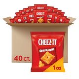 Cheez-It Original Baked Snack Cheese Crackers - Single Serve School Lunch Snacks (Case contains 40 Count)