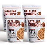Catalina Crunch Cinnamon Toast Keto Cereal (4-Pack): Keto Friendly, Low Carb, Zero Sugar, Plant Protein, High Fiber, Gluten & Grain Free