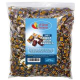 A Great Surprise Dads Root Beer Barrels - Washburn Hard Old Fashioned Candy Individually Wrapped, 4 LB Bulk Candy