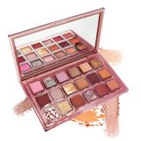 FREEORR 18 Colors Eye Shadow Palette Pearl Highly Pigmented Velvety Matte+ Shiny Glitter Metallics, Luxury Eyeshadow Palette Long Lasting,Waterproof, Easy to Blend Liberate and Emb