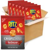 RITZ Crisp and Thins Barbecue Chips, 6 - 7.1 oz Bags