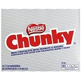 EXYL Nestle Chunky Chocolate Single Candy Bars, 1.4 Ounce (Pack of 24)(uscandyonline)