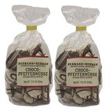 Hermann the German Pfeffernusse - 2 7.05OZ Bags of Glazed Spice Cookies (Choco Pfeffernusse)