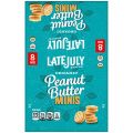 LATE JULY Snacks Crackers Organic Peanut Butter Minis Crackers, 4.6 lb. Box, 8-count, 1.125 oz. snack packs