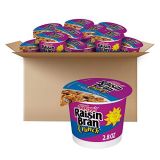 Kelloggs Raisin Bran Crunch Cereal in a Cup - High Fiber Breakfast, Non-Perishable Cereal Cups (Pack of 12, 2.8 oz Cups)