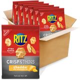 RITZ Crisp and Thins Cheddar Chips, 6 - 7.1 oz Bags