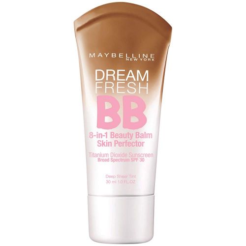  Maybelline New York Maybelline Dream Fresh BB 8-in-1 Beauty Balm Skin Perfector SPF 30, Medium/Deep 1 oz ( Pack of 2)