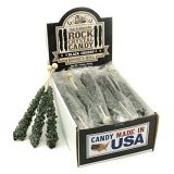 Boones Mill | Rock Crystal Candy Sticks | Black Cherry | 24 Count