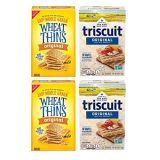 Wheat Thins (WHML9) Wheat Thins Original and Triscuit Original Crackers Variety Pack, 4 Boxes