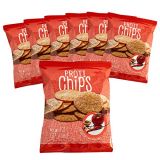 Proti-Thin Barbecue Proti Protein Chips, 14g Protein, Low Calorie, Low Carb, Low Fat, Low Sugar, High Fiber, Healthy Snack Chips, 7 Single Serving Bags