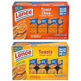 Lance Toasty and Toastchee Assorted Sandwich Crackers, 40 Count