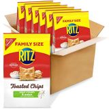 RITZ Toasted Chips Sour Cream and Onion, Family Size, 6 - 11.4 oz Bags