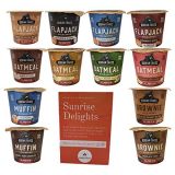 Maple Hills Market Kodiak Cakes On The Go Cups Variety Pack - 12 Different Cups - Caramel Oatmeal, Blueberry Muffin, Cinnamon and Maple Flapjack, Chocolate Fudge Brownie, and More with BONUS Fun Fact