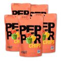 Root Foods Bell Pepper Chips Veggie Snack, Non-GMO Vegetable Chip with Sea Salt, Good for Adults, Kids, Made with Real Bell Peppers, Vegan, Gluten Free, Halal, Kosher, 1.75oz Bag,