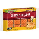 Kelloggs Crackers Keebler, Sandwich Crackers, Cheese and Cheddar, 11oz Tray (Pack of 6)