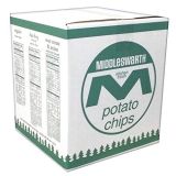 Middleswarth Hand Cooked Old Fashioned KET-L Potato Chips- 3 LB. Box