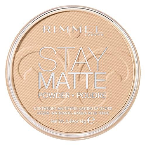  Rimmel Stay Matte Pressed Powder, Creamy Natural, 0.49 Ounce (Pack of 1)