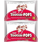 Tootsie Roll Peppermint Candy Cane Tootsie Pops (Pack of 2)